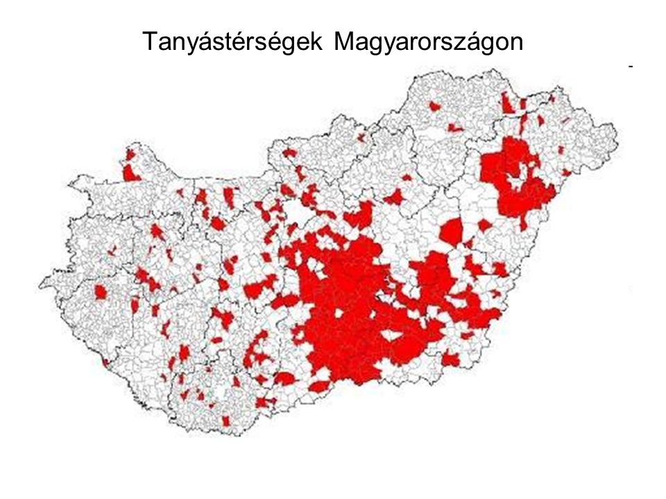 Tanyástérségek Magyarországon