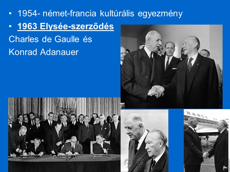 1954- német-francia kultúrális egyezmény