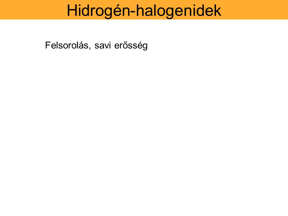 Hidrogén-halogenidek
