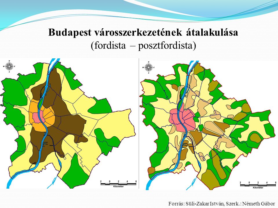 Budapest városszerkezetének átalakulása