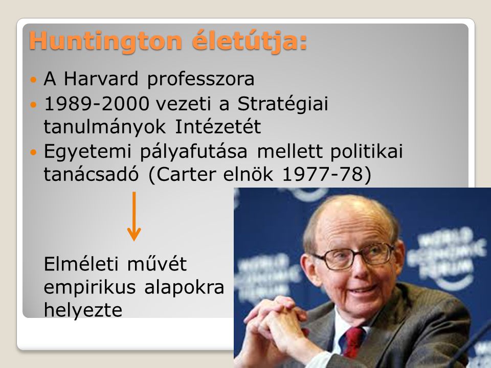 Huntington életútja: A Harvard professzora