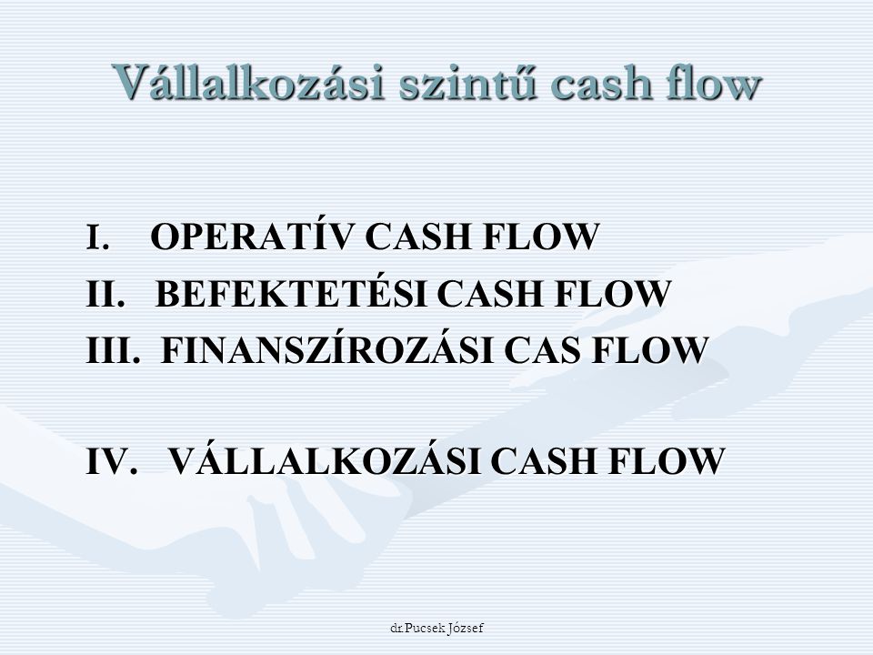 Vállalkozási szintű cash flow