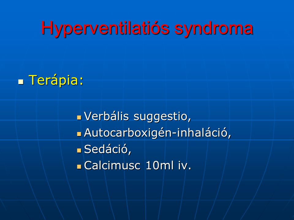 Hyperventilatiós syndroma