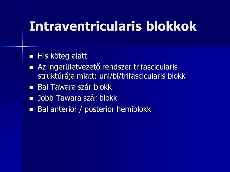 Intraventricularis blokkok