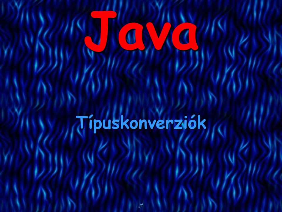 Java Típuskonverziók