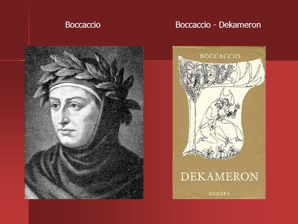 Boccaccio Boccaccio - Dekameron