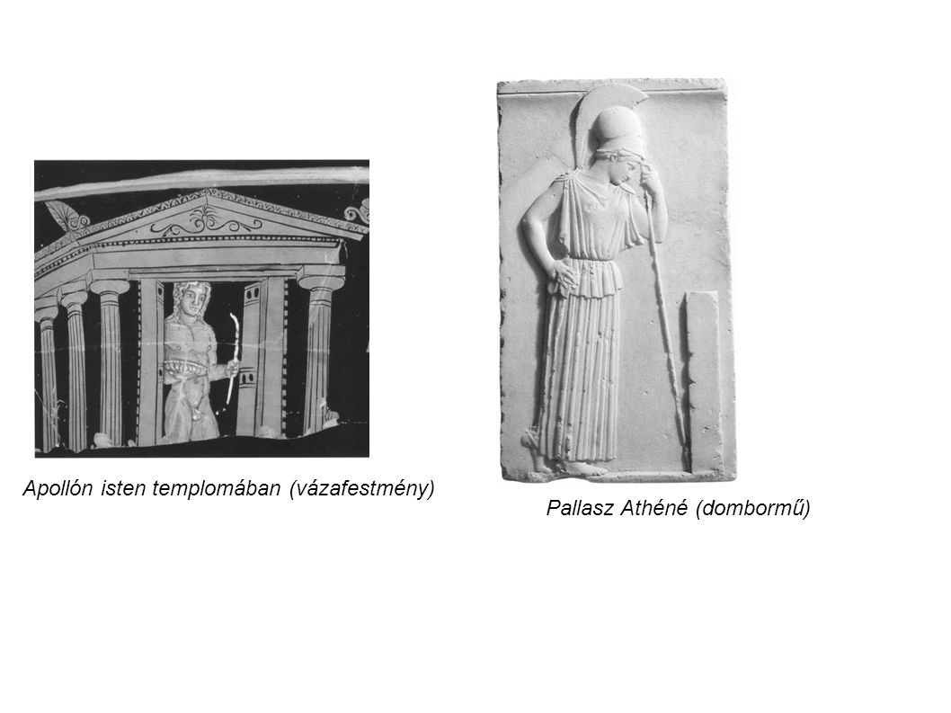 Apollón isten templomában (vázafestmény)