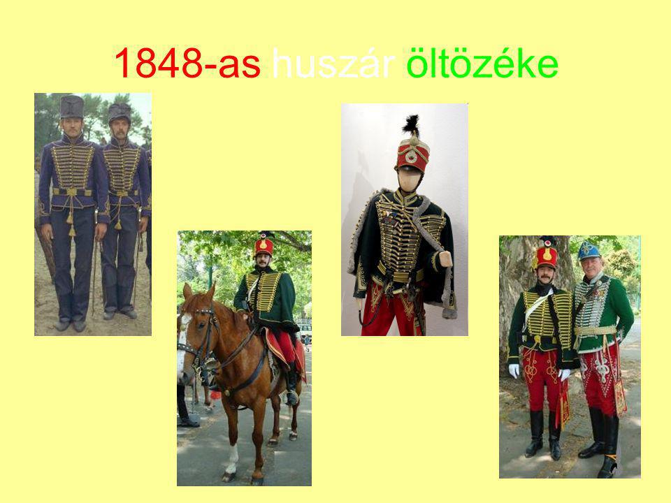 1848-as huszár öltözéke