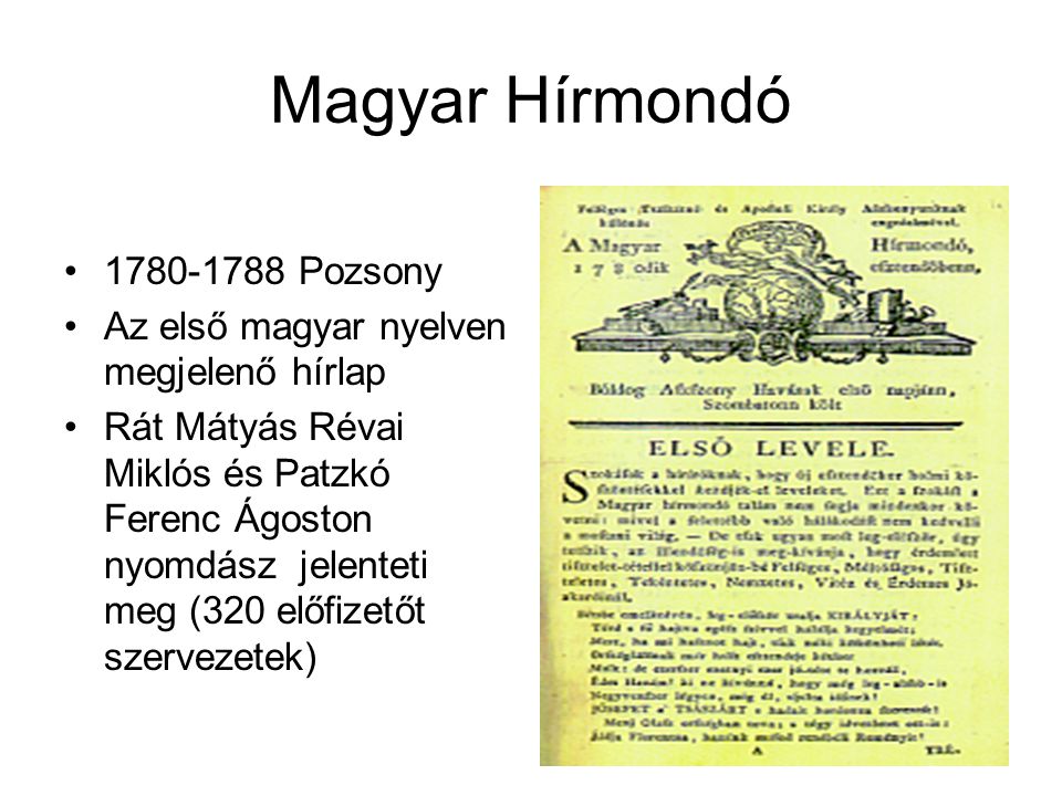 Magyar Hírmondó Pozsony