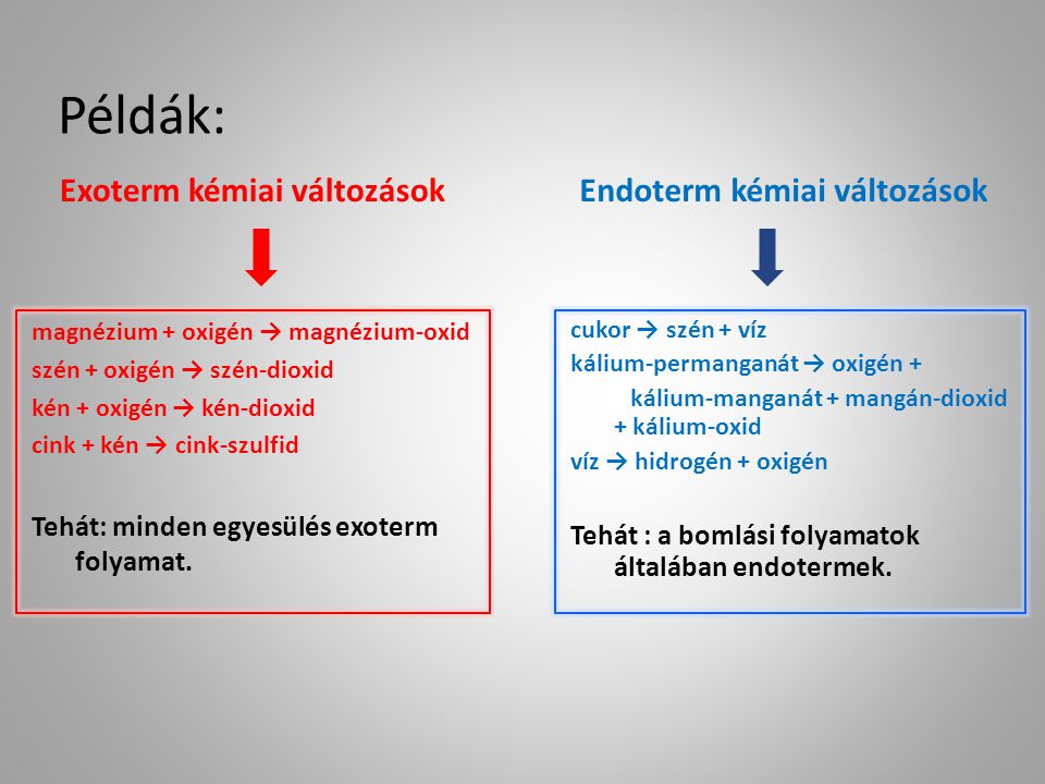 Zsírégető endoterm vagy exoterm.