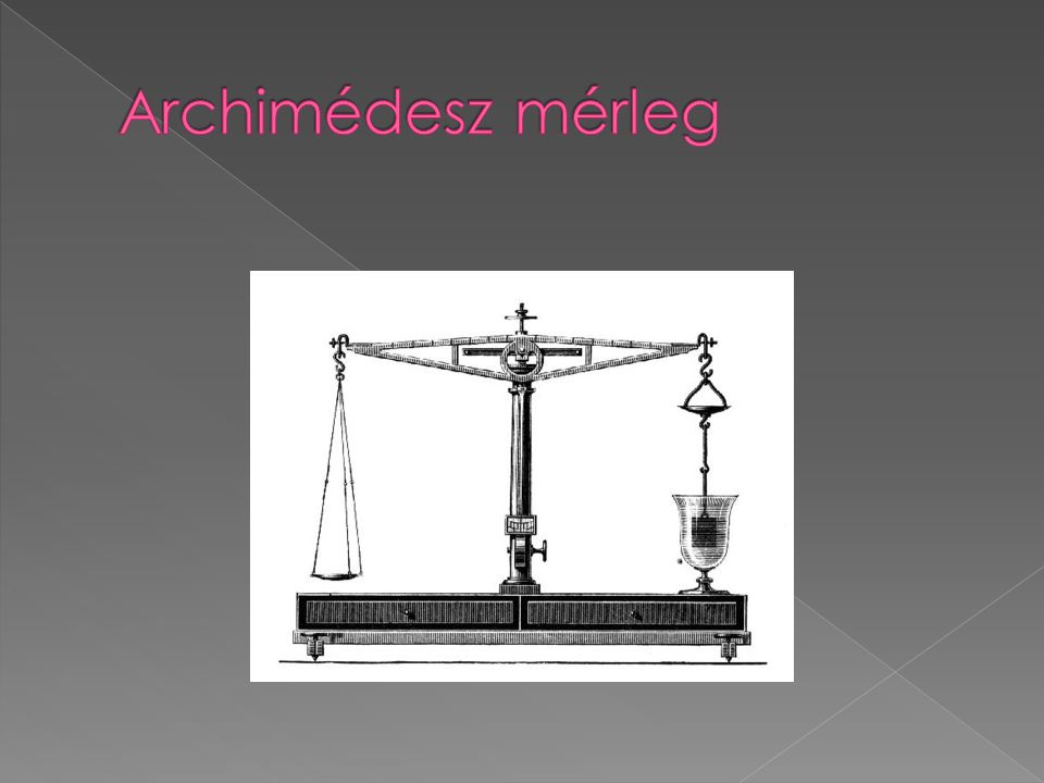 Archimédesz mérleg