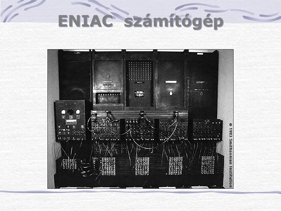 ENIAC számítógép