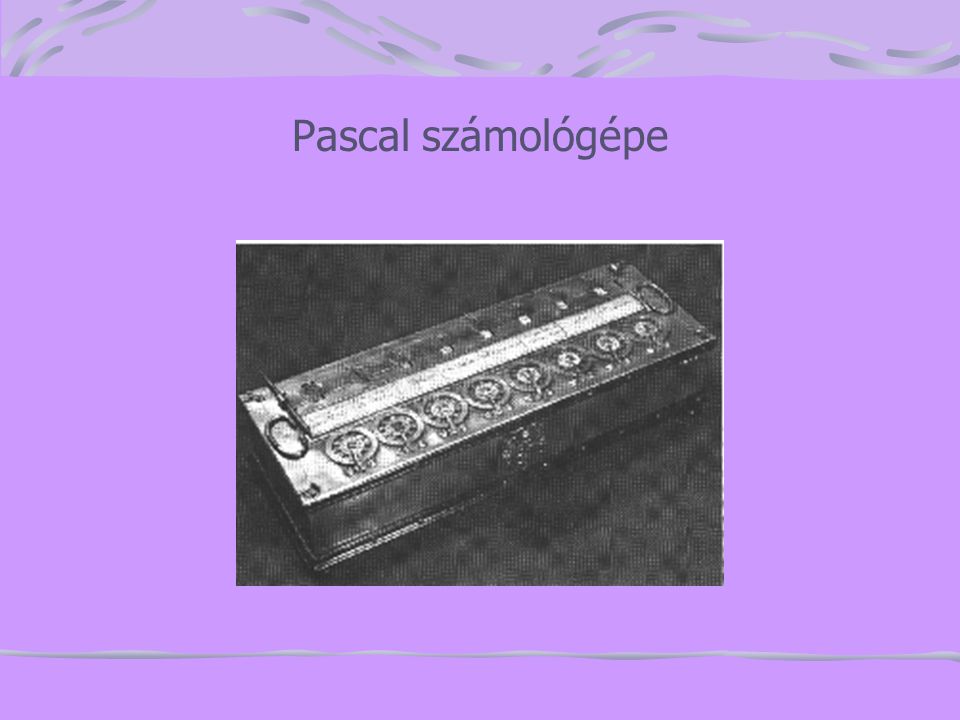 Pascal számológépe