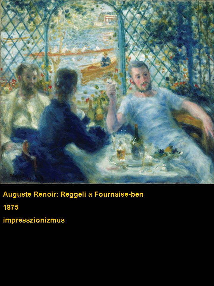 Auguste Renoir: Reggeli a Fournaise-ben