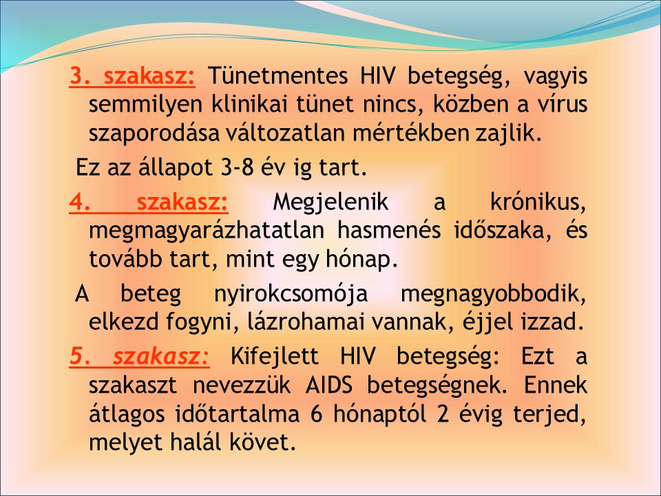 Tudnivalók a HIV-fertőzésről