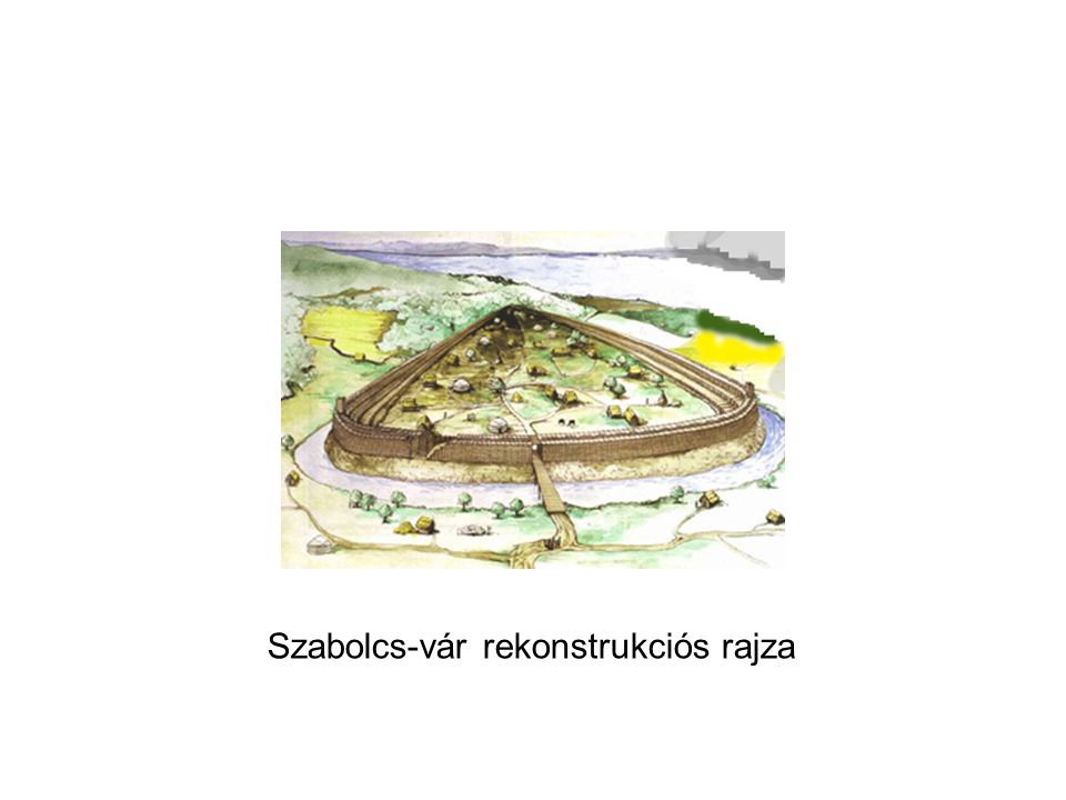 Szabolcs-vár rekonstrukciós rajza