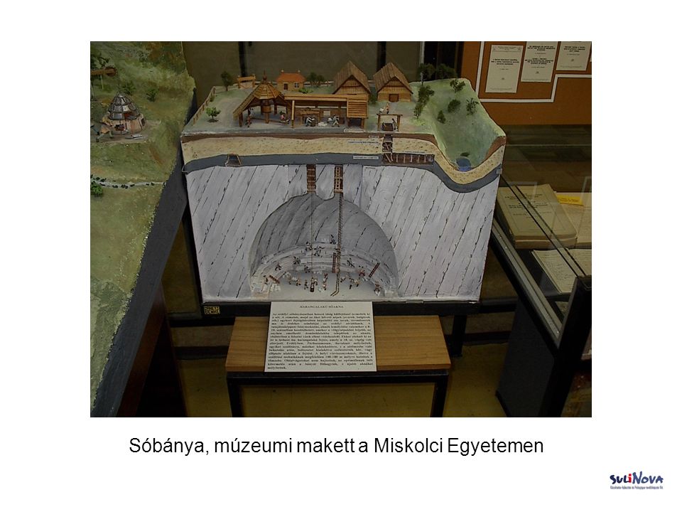 Sóbánya, múzeumi makett a Miskolci Egyetemen