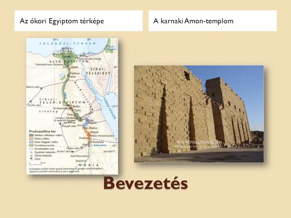 Az ókori Egyiptom térképe