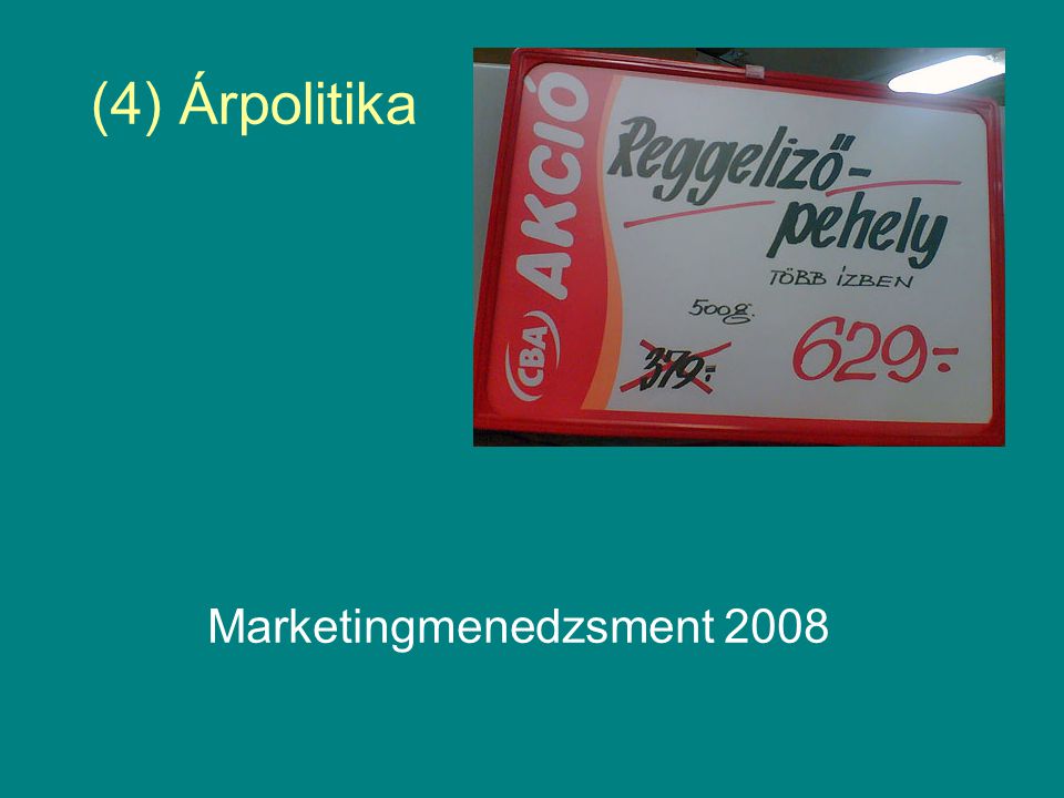 Marketingmenedzsment 2008