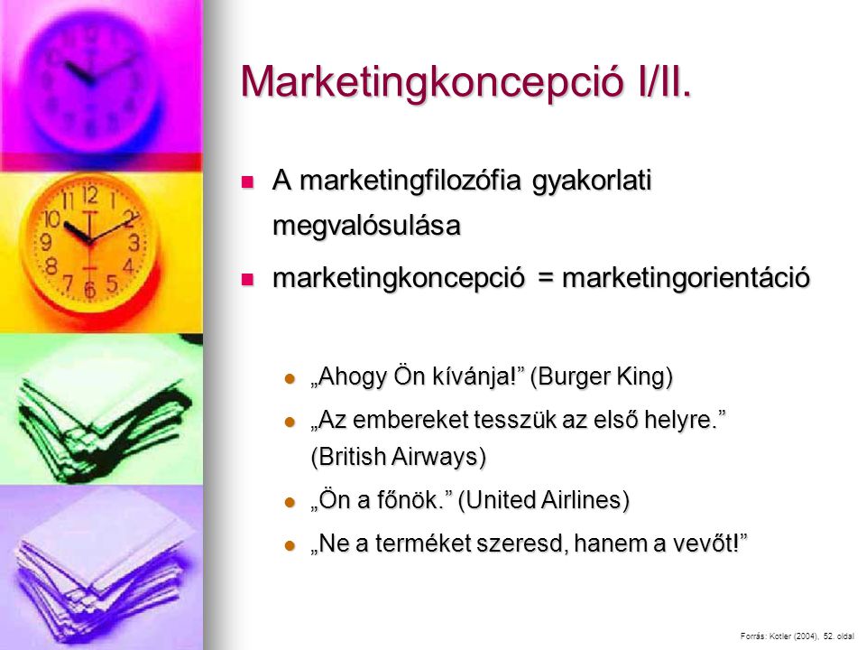 Marketingkoncepció I/II.