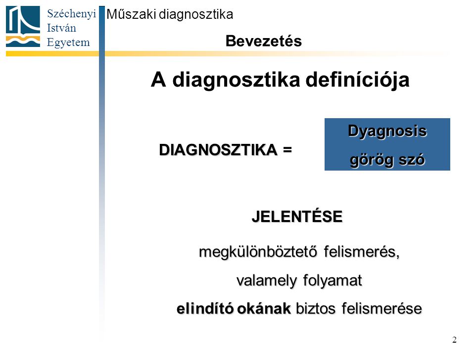 A diagnosztika definíciója
