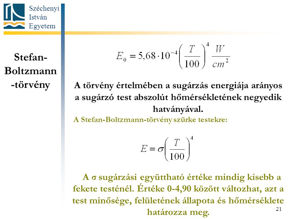 Stefan-Boltzmann-törvény