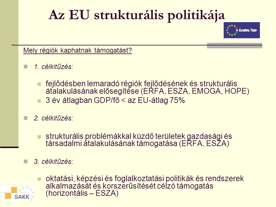 Az EU strukturális politikája