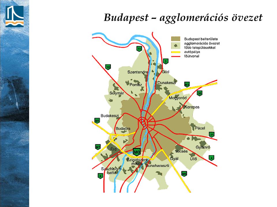 Budapest – agglomerációs övezet