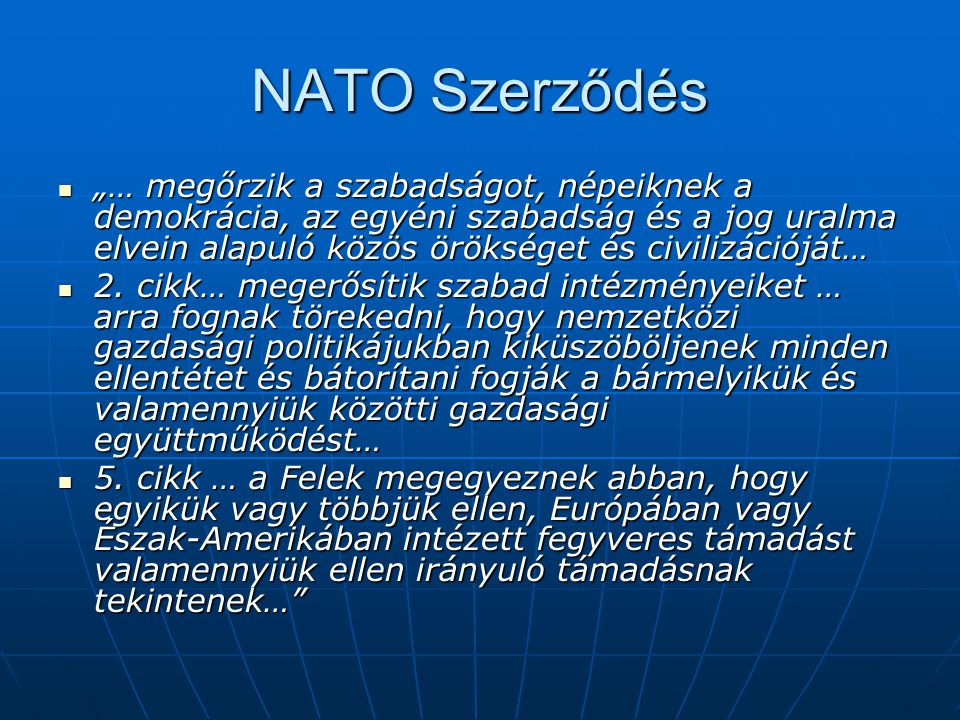 NATO Szerződés