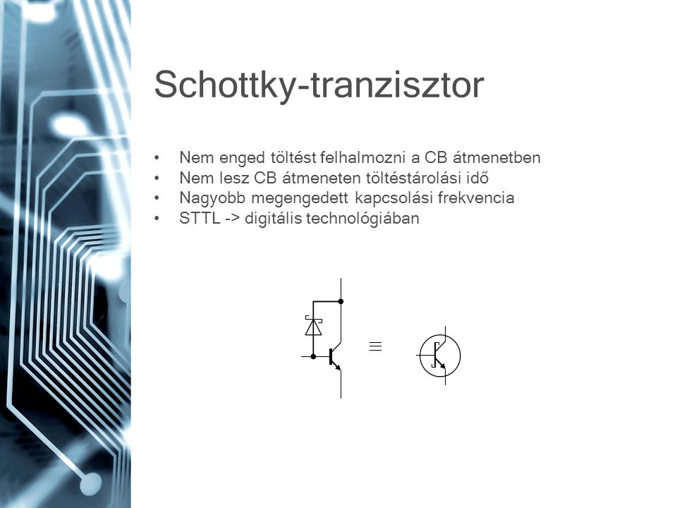 Schottky-tranzisztor