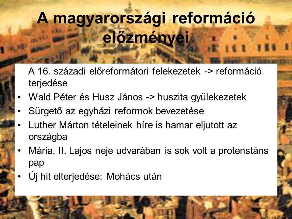 A magyarországi reformáció előzményei