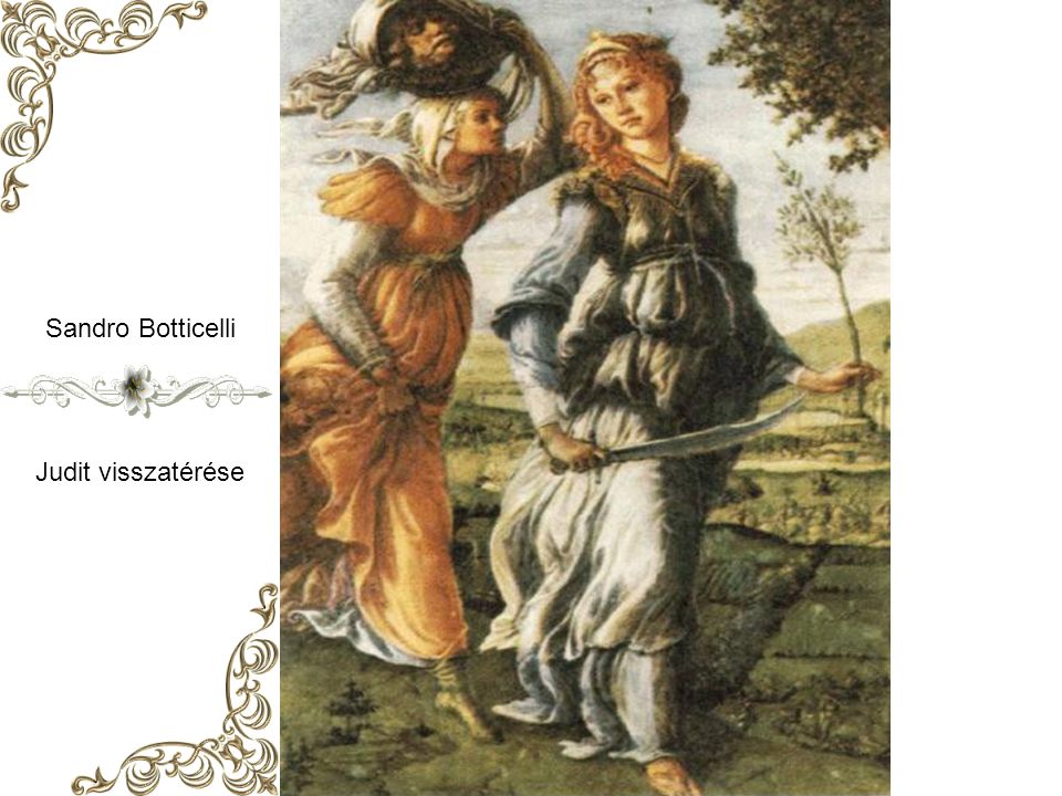 Sandro Botticelli Judit visszatérése