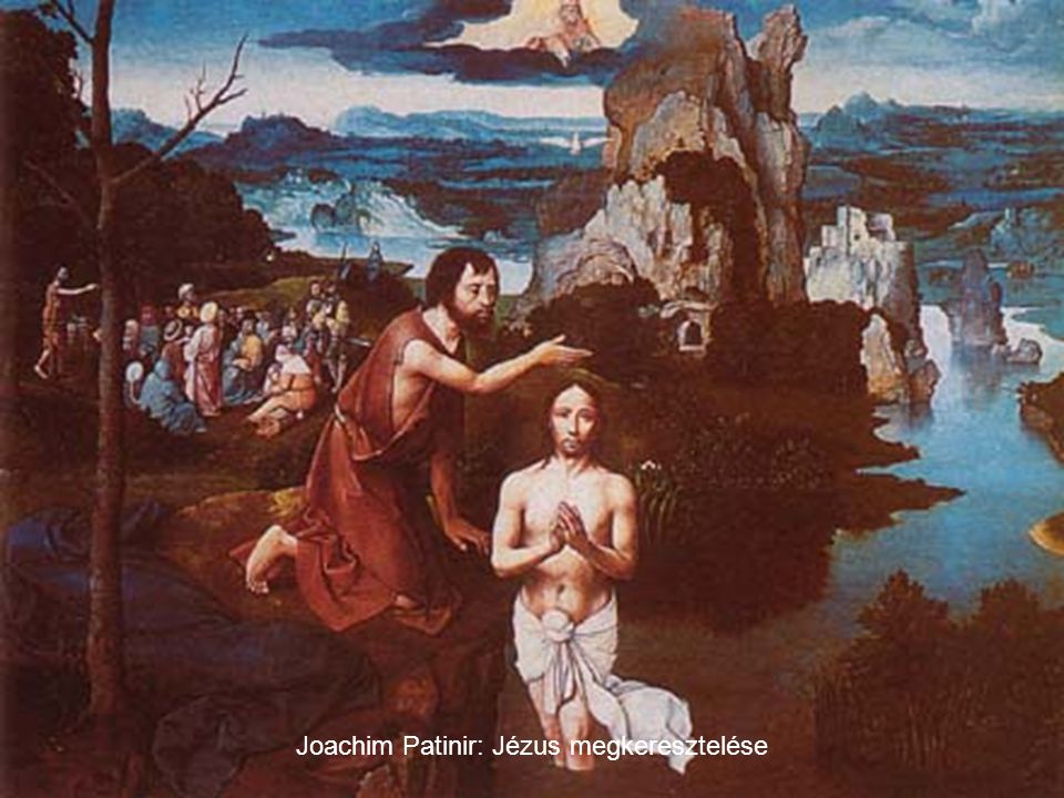 Joachim Patinir: Jézus megkeresztelése