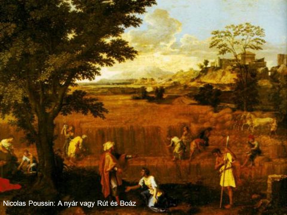 Nicolas Poussin: A nyár vagy Rút és Boáz