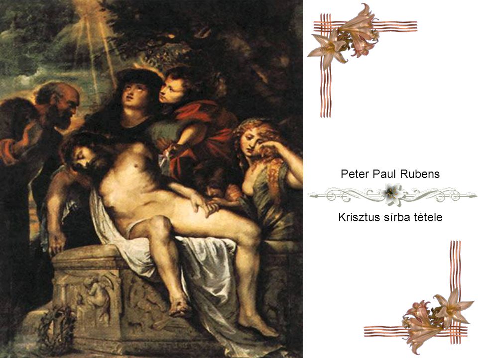 Peter Paul Rubens Krisztus sírba tétele