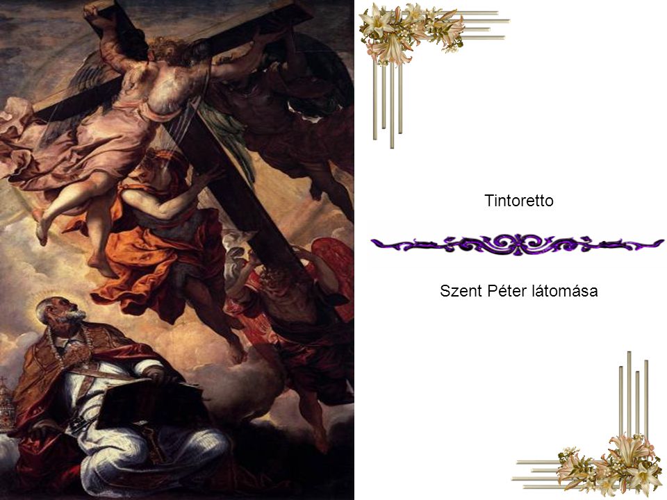 Tintoretto Szent Péter látomása