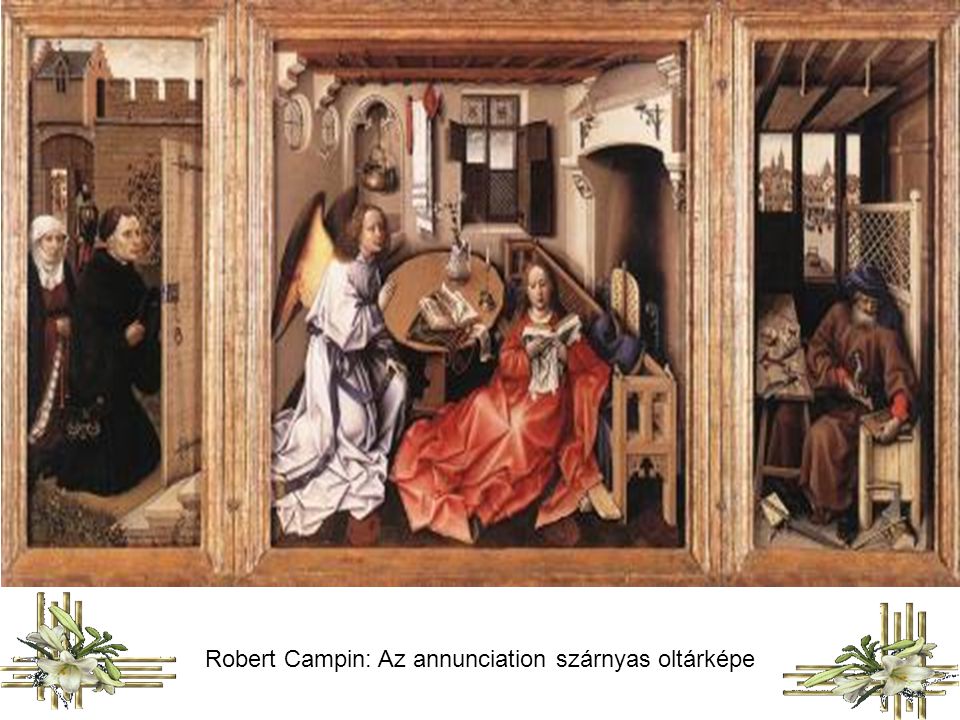 Robert Campin: Az annunciation szárnyas oltárképe