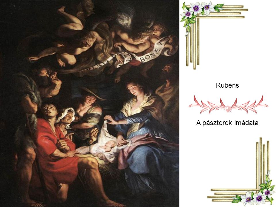 Rubens A pásztorok imádata