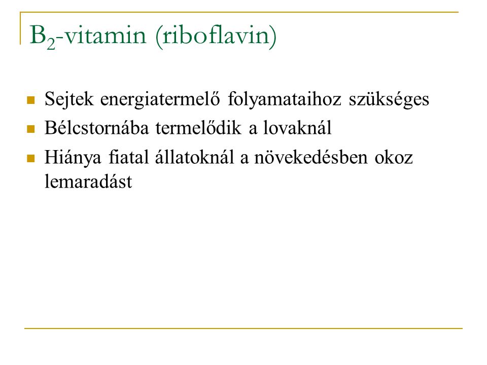 B2-vitamin (riboflavin)