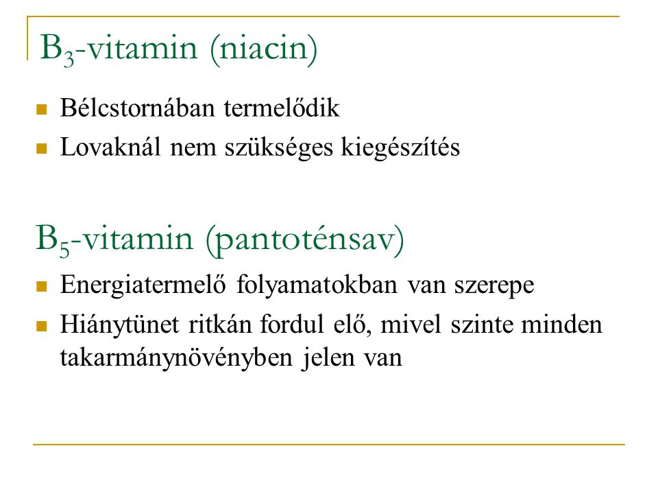 B5-vitamin (pantoténsav)