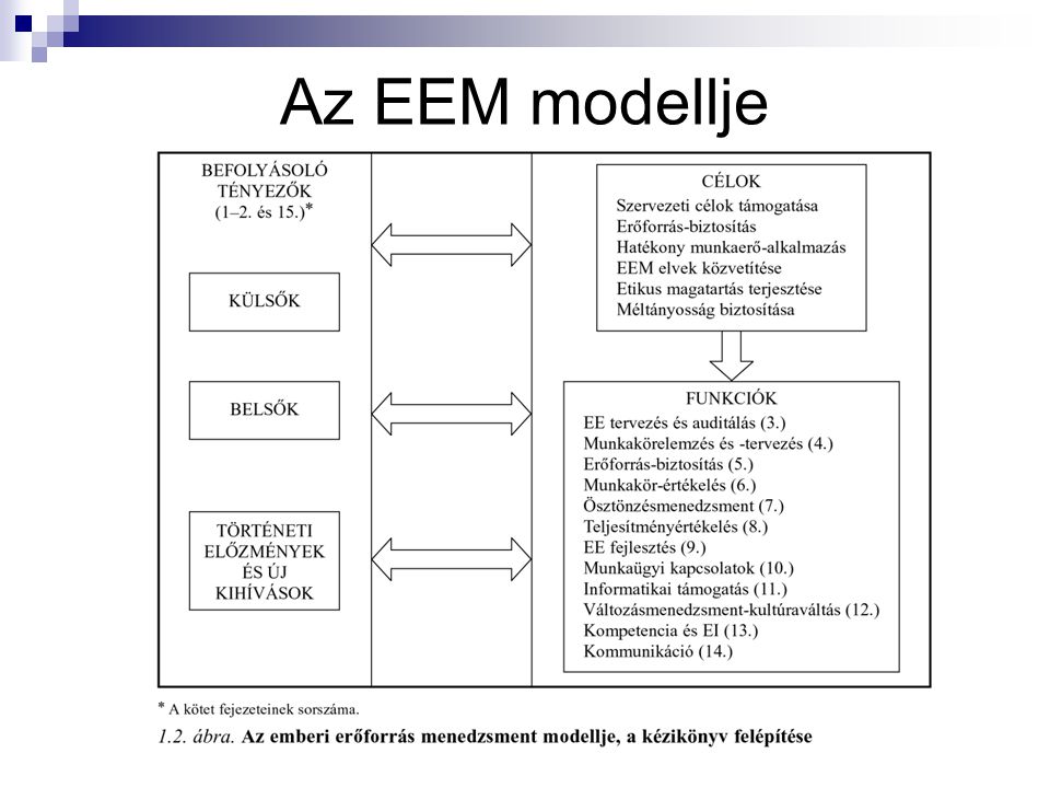 Az EEM modellje