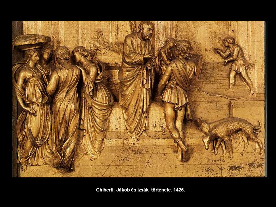 Ghiberti: Jákob és Izsák története