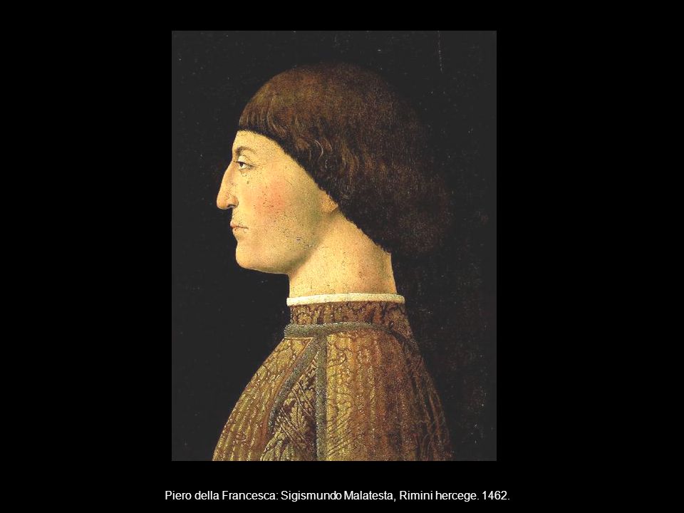 Piero della Francesca: Sigismundo Malatesta, Rimini hercege