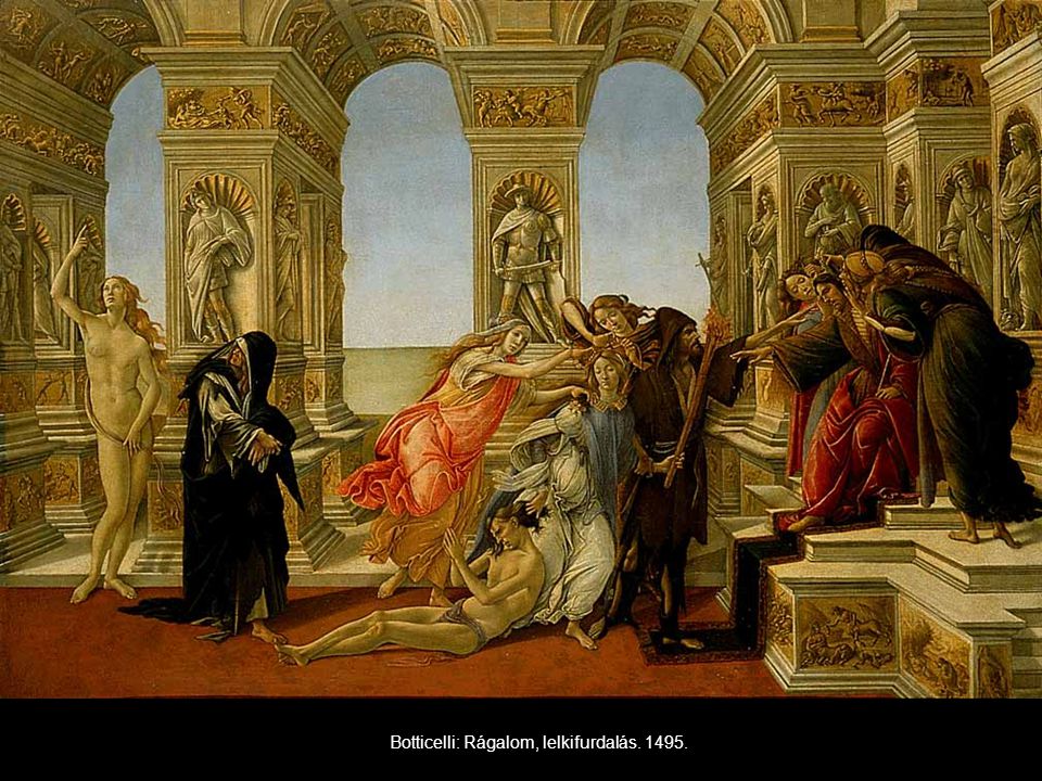 Botticelli: Rágalom, lelkifurdalás