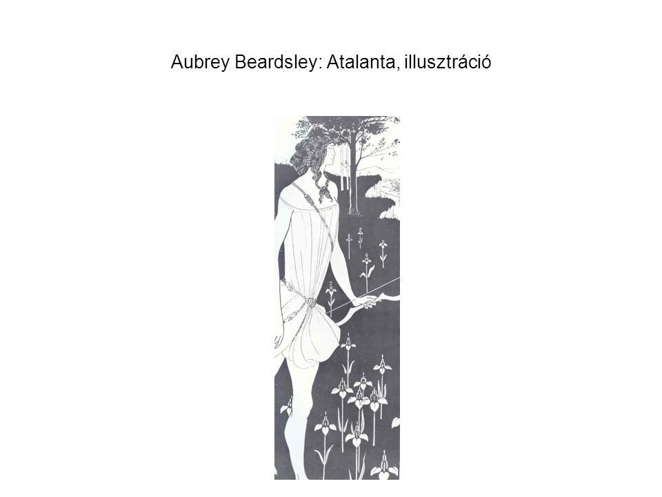 Aubrey Beardsley: Atalanta, illusztráció