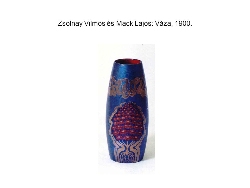 Zsolnay Vilmos és Mack Lajos: Váza, 1900.
