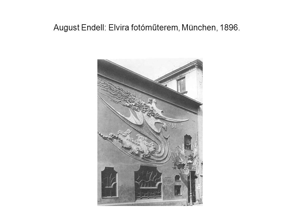 August Endell: Elvira fotóműterem, München, 1896.