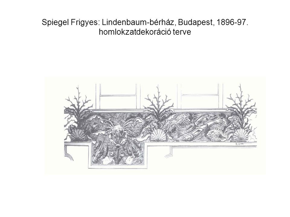 Spiegel Frigyes: Lindenbaum-bérház, Budapest,