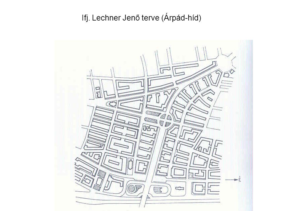 Ifj. Lechner Jenő terve (Árpád-híd)