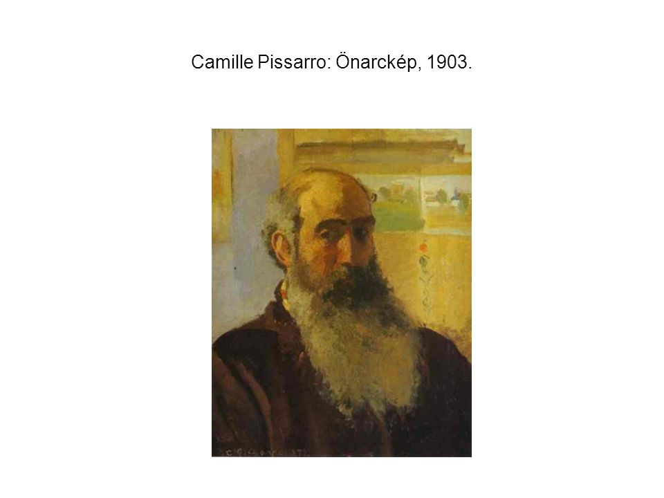 Camille Pissarro: Önarckép, 1903.